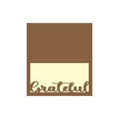 Grateful Thanksgiving Tent Card Place Card