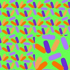 Green Background Halloween Sprinkles Pattern