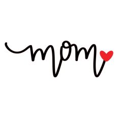 MOM Mother's Day Cut File SVG Mom 2 Layer Design