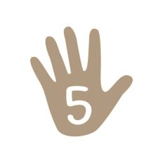 High Five Hand Cut File