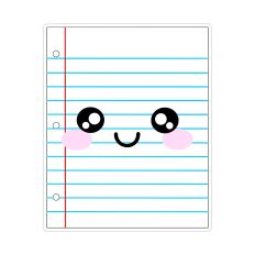Kawaii Notebook Paper