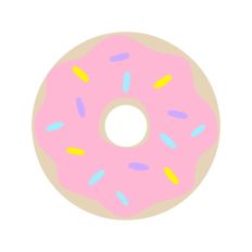 Donut with Sprinkles- Layered