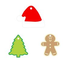Layered Christmas Tag Trio