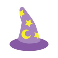 Sorcerer Layered Hat SVG Cut File