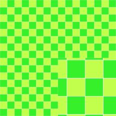 Bright Yellow Green Checker Pattern Seamless Design