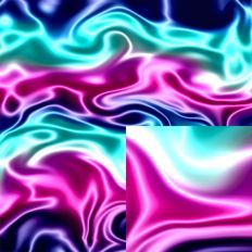 Purple Pink and Turquoise Colorful Silk Pattern