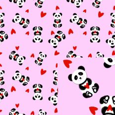 Panda Love Pattern