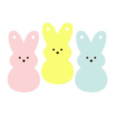Easter Bunny Simple Layered Garland Cut File