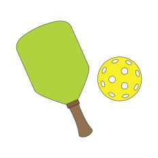 Pickleball and Paddle
