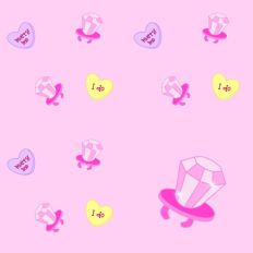 Valentine Candy Pink SVG Seamless Pattern