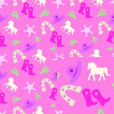 Pink Cowboy Rodeo Pattern