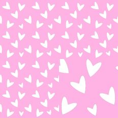 White and Pink Seamless Heart SVG Pattern