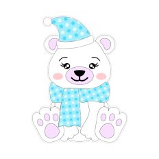 Polar Bear in Blue