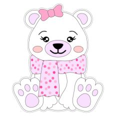 Cute Polar Bear in Pink