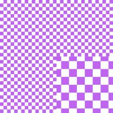 Lilac and White Checker Pattern