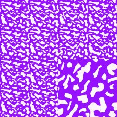 Purple Composition Book Pattern