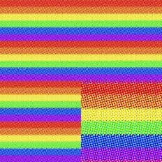 Rainbow Dots Printable Background Pattern