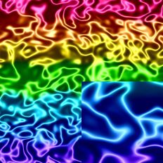Rainbow Silk Printable Background