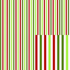 Red and Greens Striped Pattern