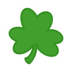Green Shamrock St. Patrick's Day Print and Cut SVG