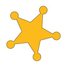Sheriff Star- Cut File