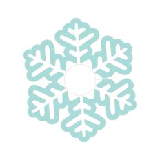 Snowflake Layered Wine Glass Charm