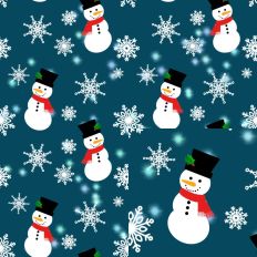 Snowmen on a Snowy Night