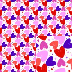 So many Hearts Pattern