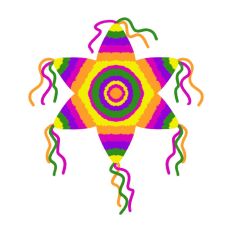 Fiesta Star Pinata Cinco De Mayo Print and Cut