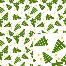 Minimal Christmas Trees Pattern
