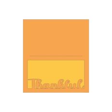 Thankful Tent Card Thanksgiving place card