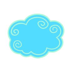Whimsical Fluffy Cloud