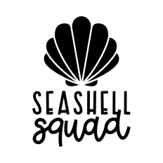 Seashell Squad SVG | Beach SVG | Summer SVG