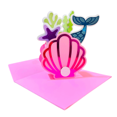 SEASHELL CARD POP UP