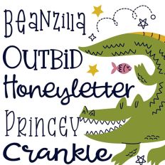 See You Later Alligator Font Bundle