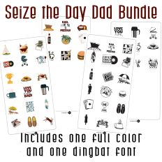 Seize the Day Dad Font Bundle