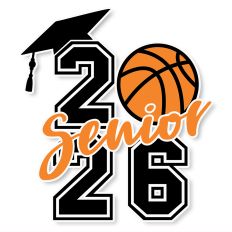 Senior 2026 Basketball SVG Cut File