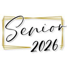 Senior 2026 SVG Cut File