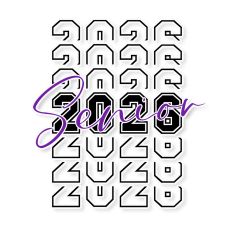 Senior 2026 Stacked SVG Cut File