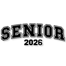 Senior 2026 Arched SVG Cut File