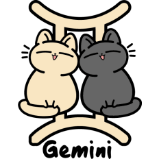 cute gemini cats