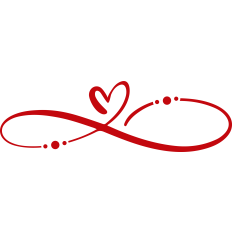 infinite symbol with heart