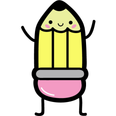 kawaii pencil