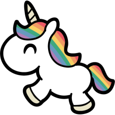rainbow unicorn lgbtq