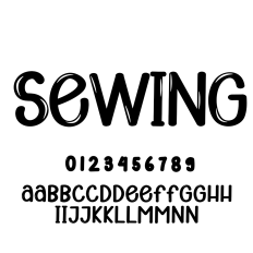 Sewing Font