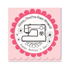 Color Your Own Card! | Sewing Machine for Mother's Day | Mom You're Sew Great