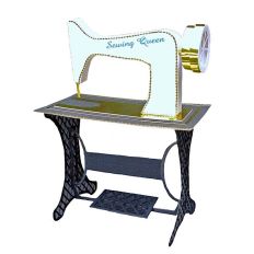 Vintage style sewing machine