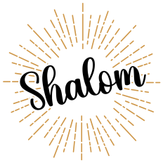 Shalom Word Art Decal | Christian Iron-On SVG | Faith T-Shirt Design