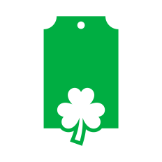 St Patrick's Day Gift Tag SVG | Shamrock SVG | St Patrick's Day SVG 