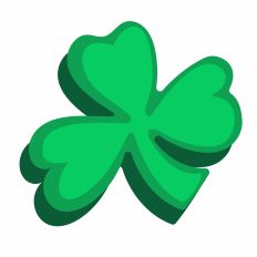 Layered Shamrocks for St Patrick’s Day Party Decor SVG Design